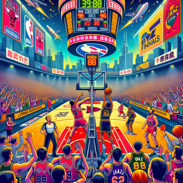 98總決賽第六場央視轉播：98NBA G6央視，直播吧免費回放